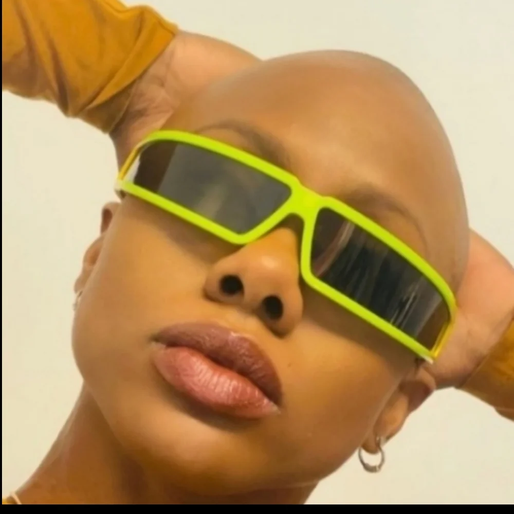 2003 Christian Dior by John Galliano Green Yellow Wrap Bandage Sunglas